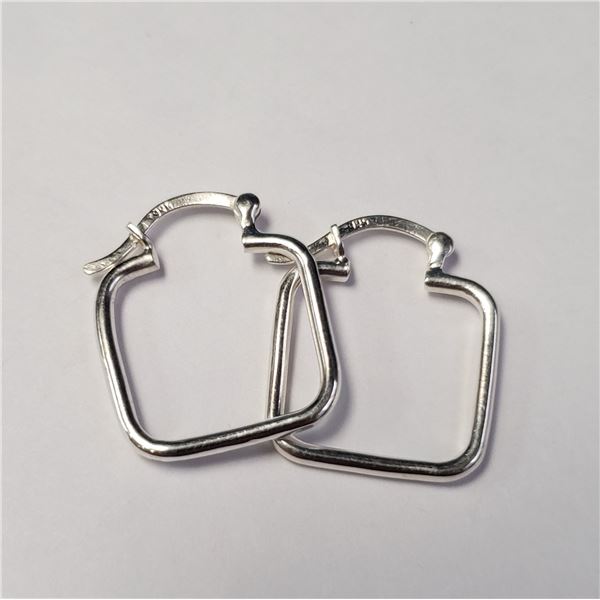 SILVER HOOP  EARRINGS