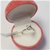 Image 4 : 14K WHITE GOLD LAB GROWN DIAMOND (1.1CT,VS,F)  RING (~SIZE 6) (~WEIGHT 2.52G)