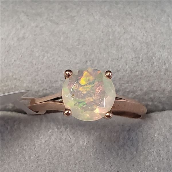 10K ROSE GOLD OPAL(1CT)  RING (~SIZE 6) (~WEIGHT 1.64G)