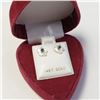 Image 2 : 14K YELLOW GOLD NATURAL DIAMOND TREATED COLOR WITH MOTHER OF PEARL 2IN1(0.13CT)  EARRINGS