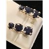 Image 2 : SILVER SAPPHIRE(0.36CT)  EARRINGS