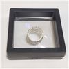 Image 2 : SILVER  RING (~SIZE 5.5) (~WEIGHT 7.5G)