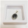 Image 2 : SILVER BLACK ONYX  PENDANT (~WEIGHT 3.98G)