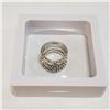 Image 2 : SILVER  RING (~SIZE 7) (~WEIGHT 8.38G)