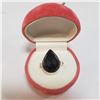 Image 2 : SILVER BLACK ONYX  RING (~SIZE 7) (~WEIGHT 6.7G)