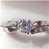 Image 1 : SILVER CZ RING