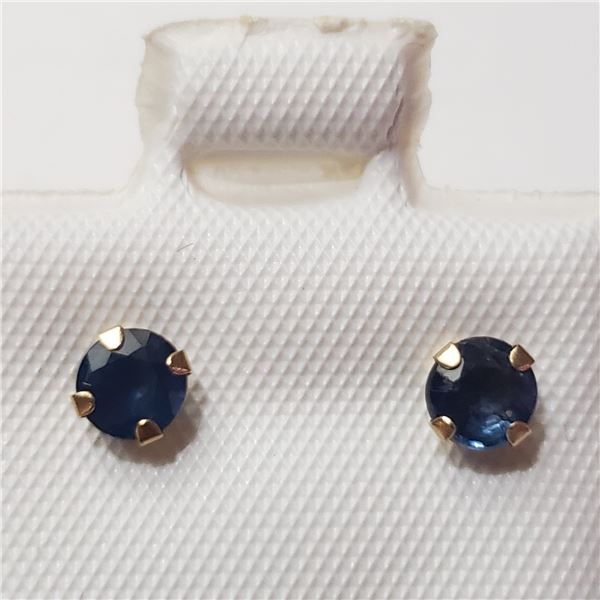 10K  SAPPHIRE(0.65CT) EARRINGS