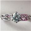 Image 1 : SILVER MOISSANITE(0.8CT) RING