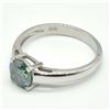 Image 2 : SILVER GREENISH BLUE MOISSANITE (ROUND 7.5 MM)(3.3CT)