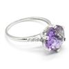 Image 2 : SILVER AMETHYST(3.45CT) MENS RING (~WEIGHT 2.35G)