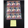 Image 1 : LOT OF 9 MARTIN BRODEUR NHL ROOKIE CARDS