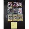 Image 1 : LOT OF 9 NHL ROOKIE STAR CARDS