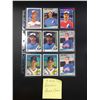 Image 1 : LOT OF 9 VINTAGE RANDY JOHNSON MLB ROOKIE CARDS