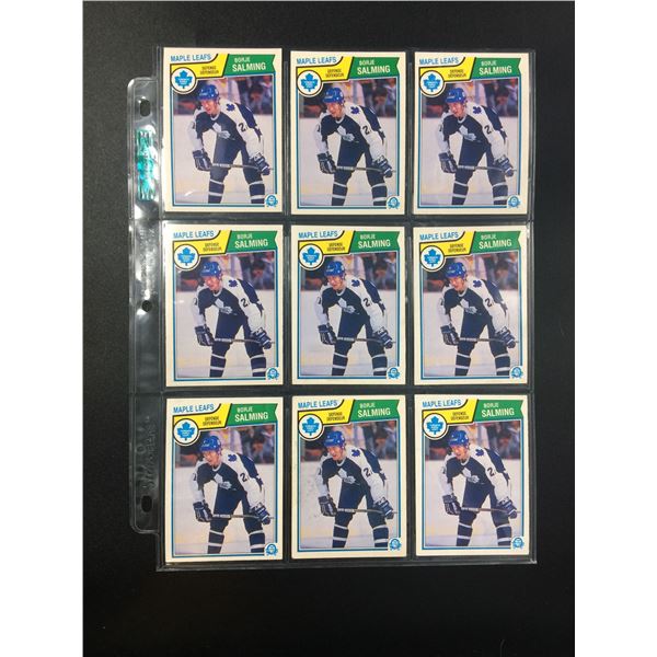 LOT OF VINTAGE BORJE SALMING NHL CARDS