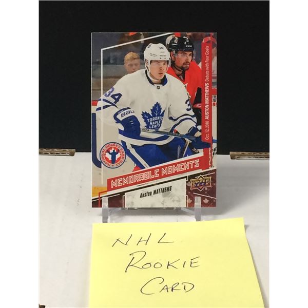 2016-17 YUPPER DECK MEMORABLE MOMENTS AUSTON MATTHEWS