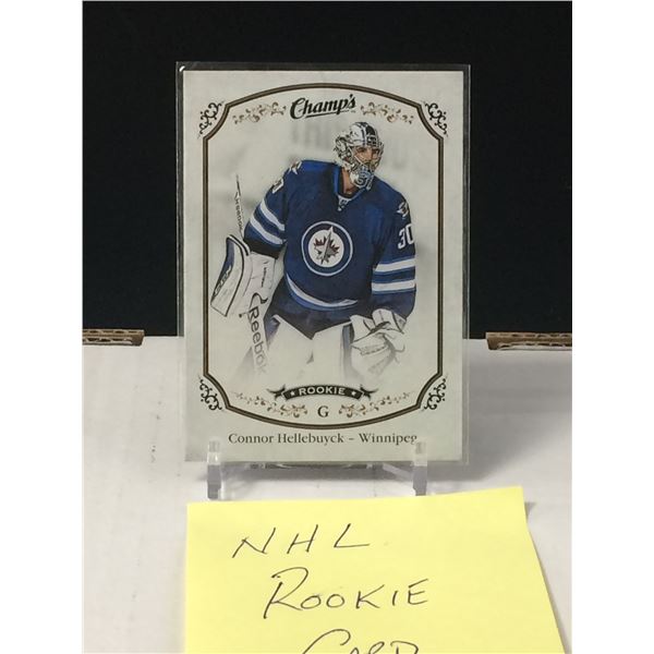 2015-16 UPPER DECK CONNOR HELLEBUYCK CHAMPS ROOKIE CARD