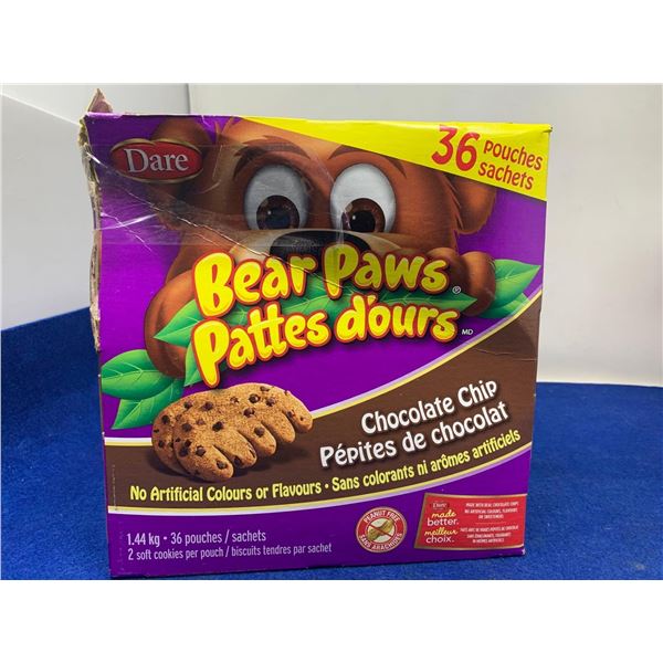 Dare Bear Paws-Chocolate Chip (36 Sachets)