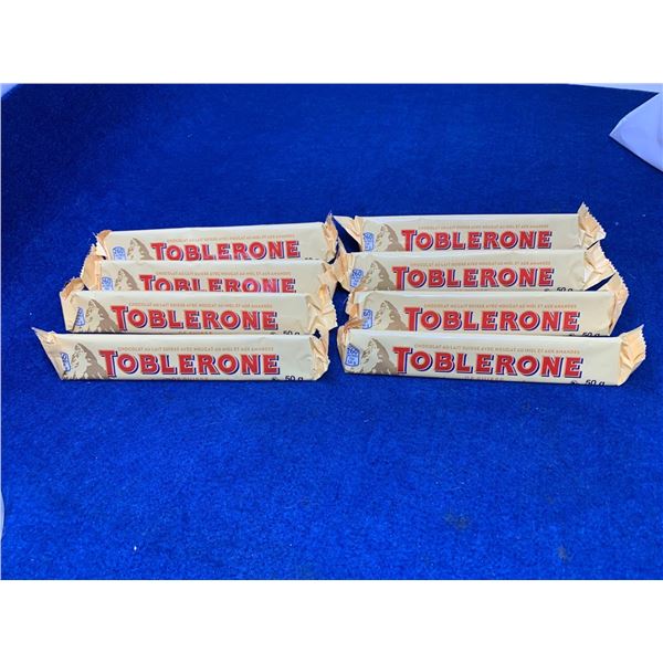 Toblerone Swiss Milk Chocolate with Nougat (8 x 50g)
