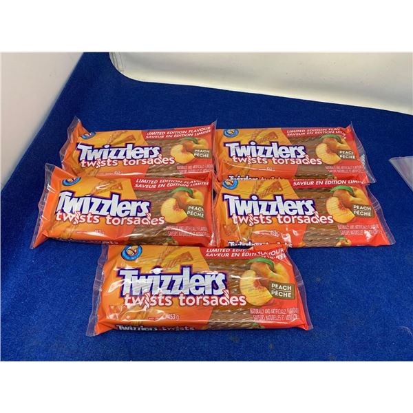 Twizzlers Peach Flavoured Twists (5 x 453g)