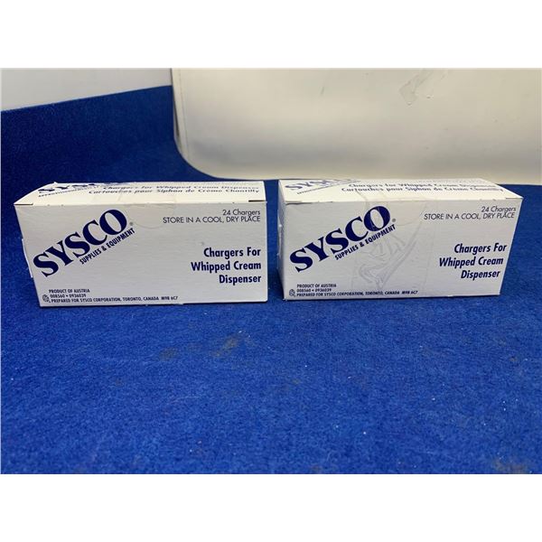 Sysco Chargers for Whipped Cream Dispenser (2 x 24)