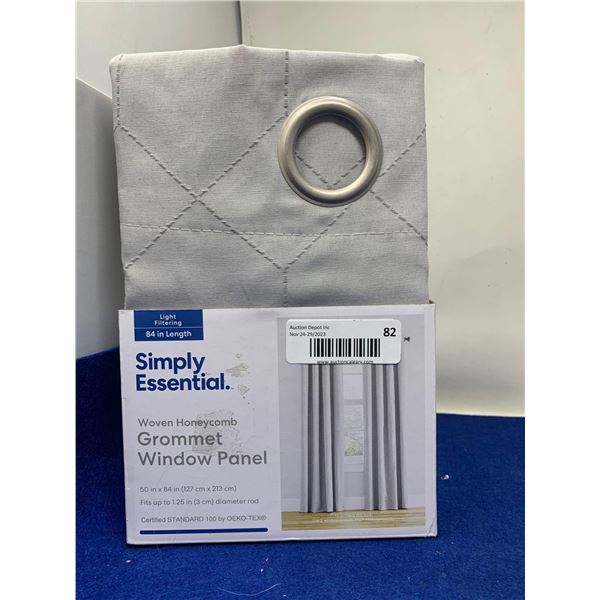 Simply Essential Light Filtering 84in Curtain Panel with Grommets
