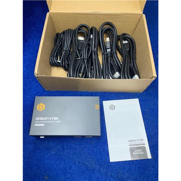 Greathtek USB 2.0 KVM Switch 2 Port