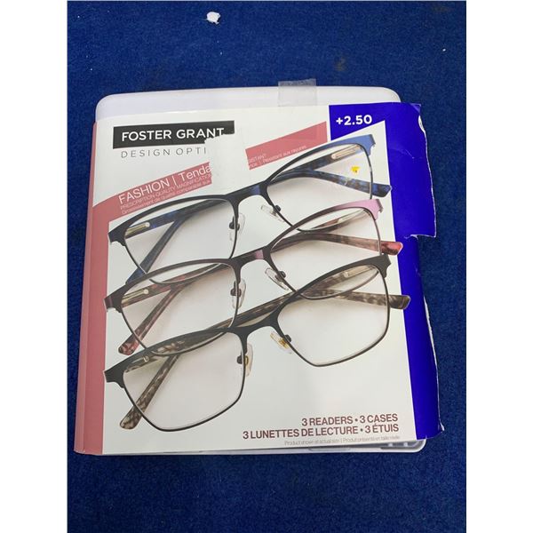 Foster Grant 3pk Readers (2.50)