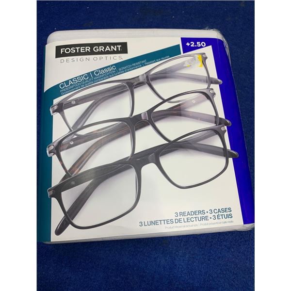 Foster Grant 3pk Readers (2.50)