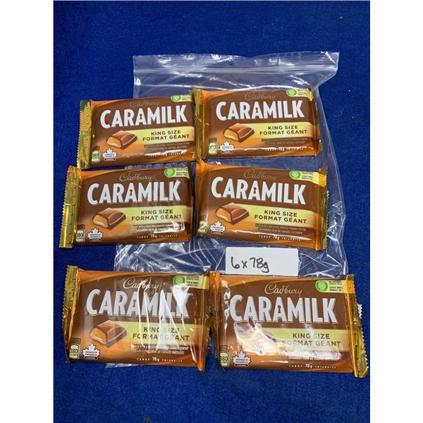 Caramilk King Size Candy Bars (6 x 78g)