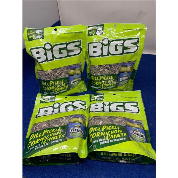 Bigs Dill Pickle Sunflower Seeds (4 x 140g)