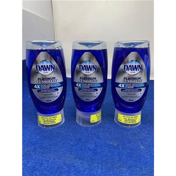 Dawn Platinum Dishwashing Liquid-Refreshing Rain Scent (3 x 366ml)