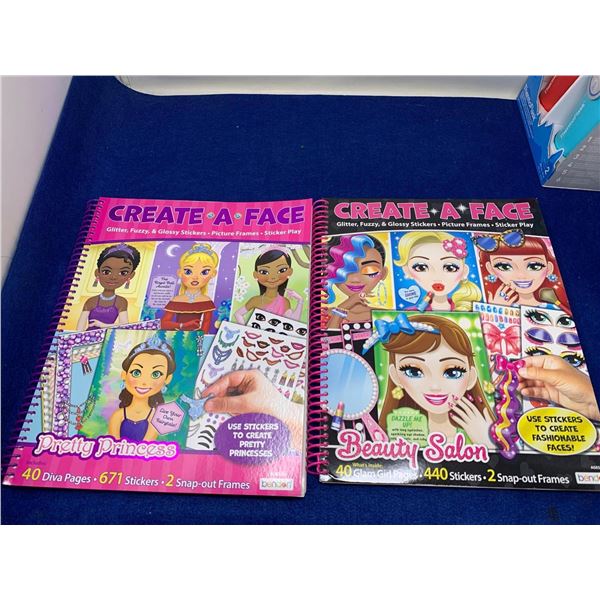 Create A Face Activit Books (2ct)
