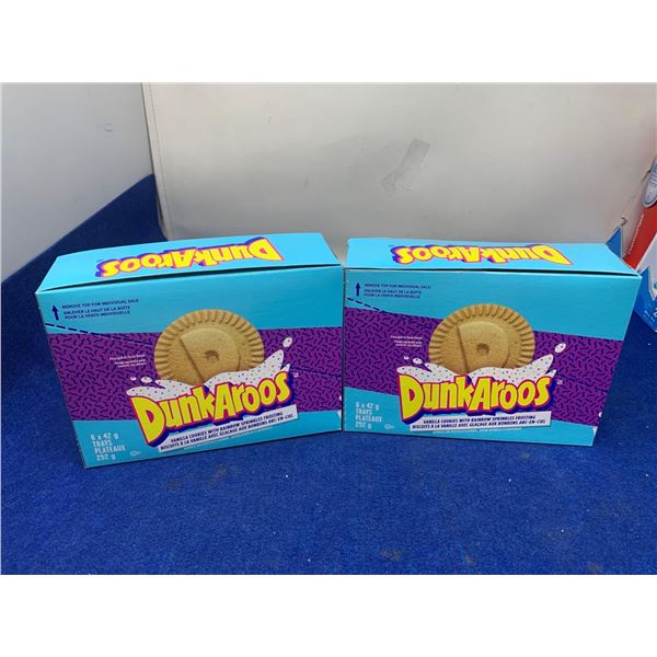 DunkAroos Vanilla Cookies with Rainbow Sprinkles Frosting (2 x 6 x 42g)