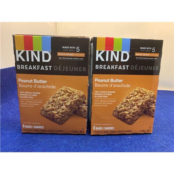 Kind Breakfast Peanut Butter Bars (2 x 4 x 50g)