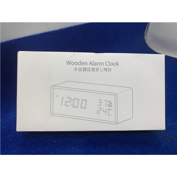 Wooden Alarm Clock