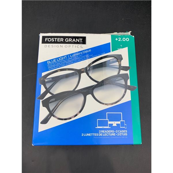 Foster Grant 2 Pack Readers +2.00