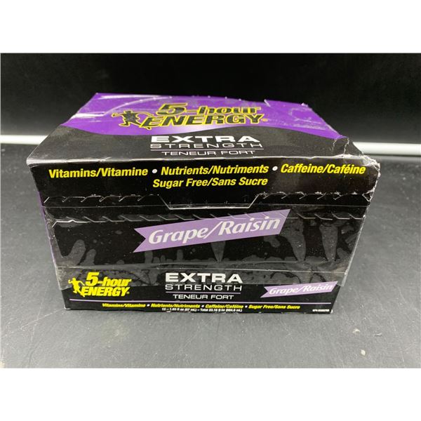 5 Hour energy extra strength drink, grape flavour