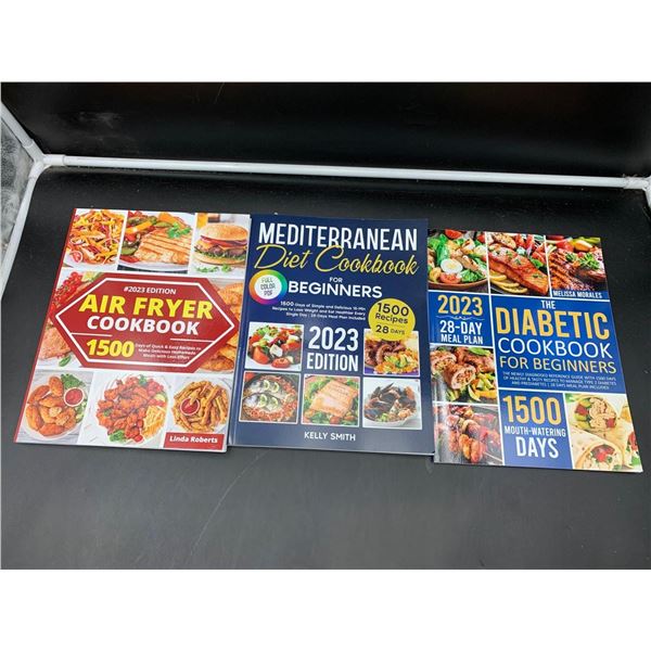 Lot of 3 assorted Cookbooks