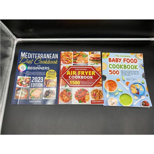 Lot of 3 assorted Cookbooks