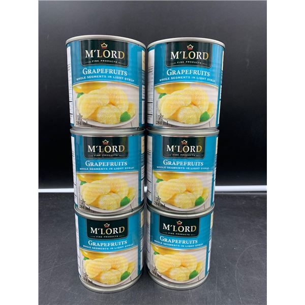 M'Lord grapefruit pieces in light syrup, 6x284ml