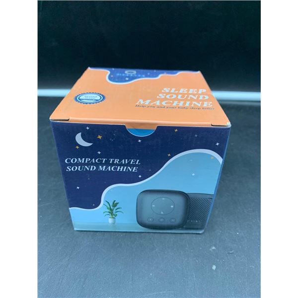 Compact travel size sleep sound machine