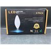 Image 1 : LED candelabra bulb non-dimmable  chandelier light bulbs, pack of 6