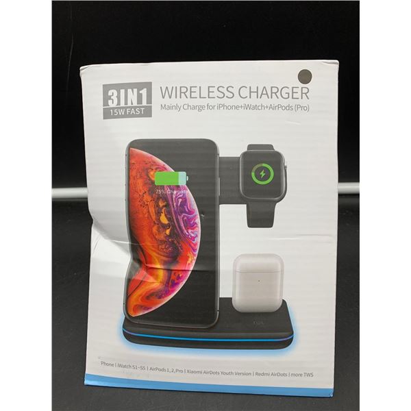 3 in 1 wireless charging station for apple products