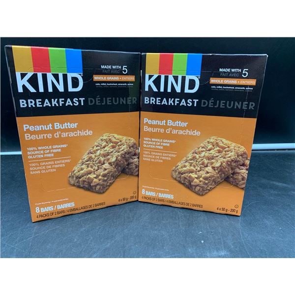 Kind Breakfast Bars Peanut Butter Lot of 2 x 200g