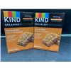 Image 1 : Kind Breakfast Bars Peanut Butter Lot of 2 x 200g