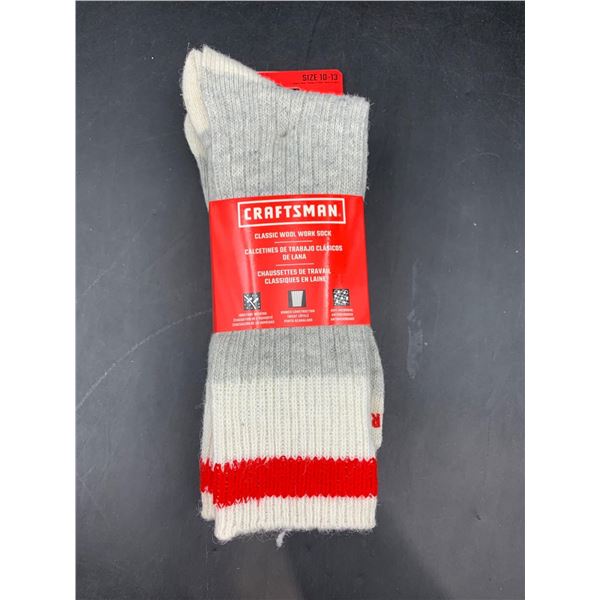 Craftsman Wool Socks 2 pack Size 10-13