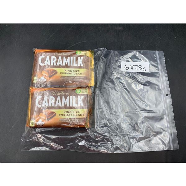 Cadbury Caramilk King Size Chocolate Bars 6 x 78g
