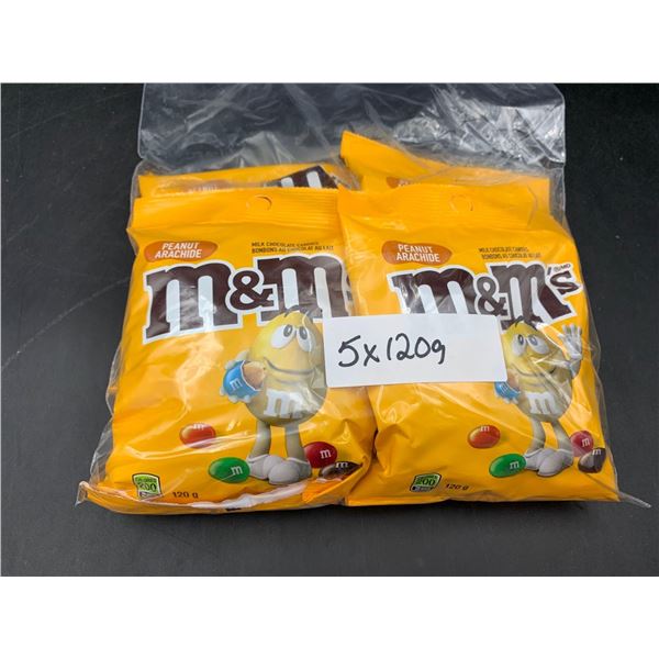 M&M's Peanut & Chocolate Candies 5x120g