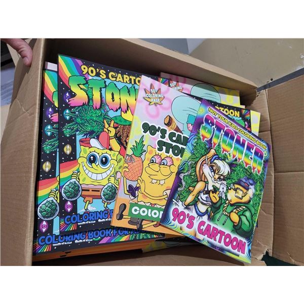 Large Box Lot - Cartoon "Stoner" Coloring Books