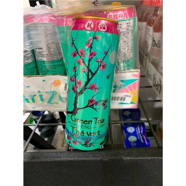 CASE LOT - Arizona Green tea with ginseng, 24x680ml